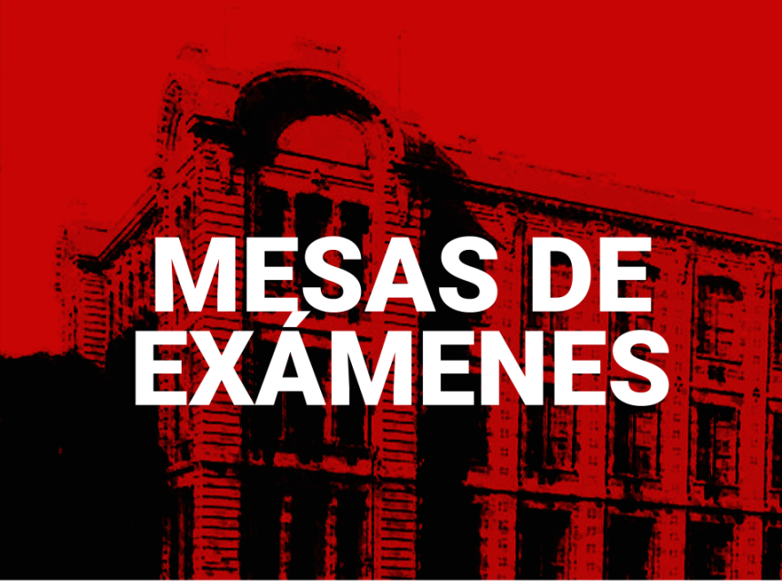 ANUNCIO MESA DE EXAMEN