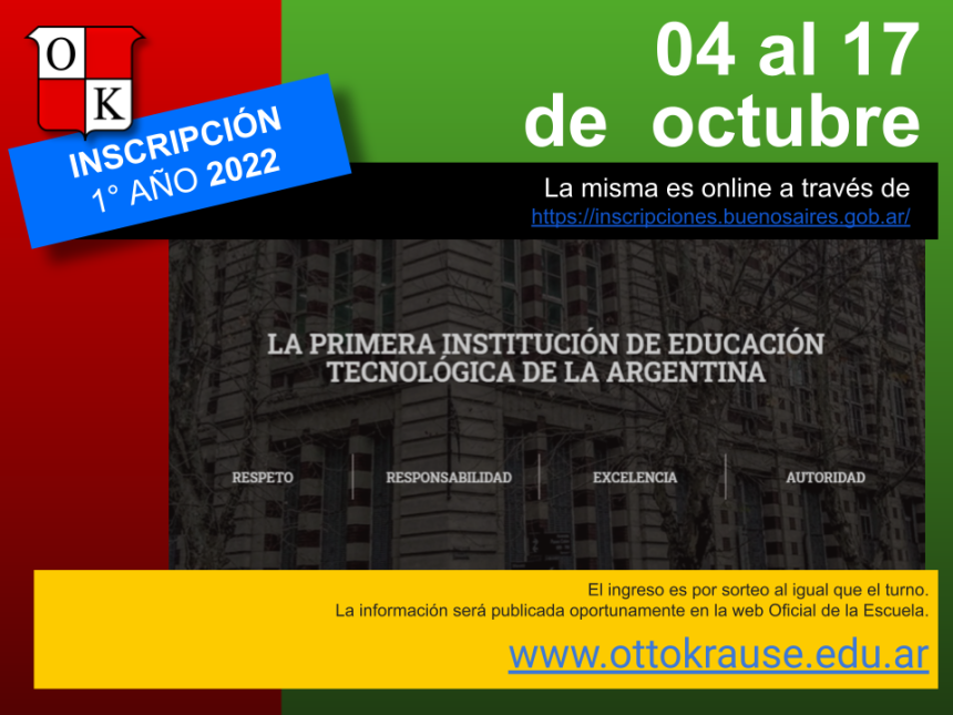 INSCRIPCIÓN 2022