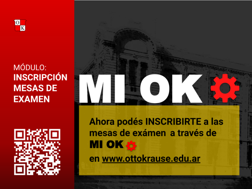 LANZAMIENO MODULO INSCRIPCIÓN MESAS DE EXAMENES