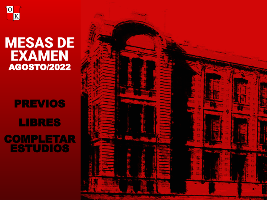 MESA DE EXAMEN AGO 22