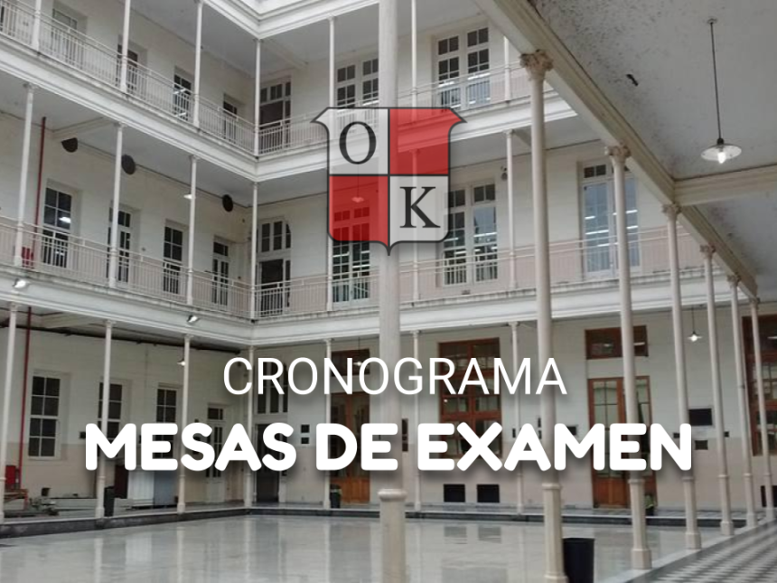 MESAS DE EXAMEN WEB